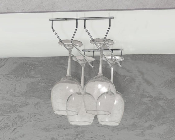 Wire Glass Holder | 2 Layer | Size: 340mm x 205mm x 70mm
