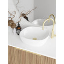 Vanity 600mm - Wall Hung - Cove Fluted Feature in Oak finish-9
