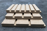 60mm | Battened MDF Panels