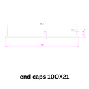 Aluminium Tile Insert Grate | Brushed Black-17