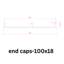 Aluminium Tile Insert Grate | Brushed Gold-17