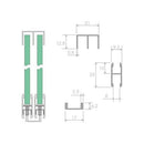 Cabinet Sliding Doors Track Profiles-4
