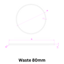 Aluminium Tile Insert Grate | Brushed Gold-16