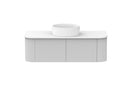 Ultra White Wall Hung Vanity V-Groove-4