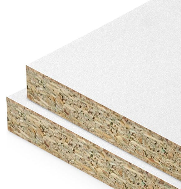 16mm | White Melamine HMR | 2400mm x 1200mm